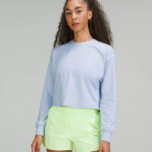 Lululemon Abrasion-Resistant Training Long Sleeve Shirt in Blue Linen